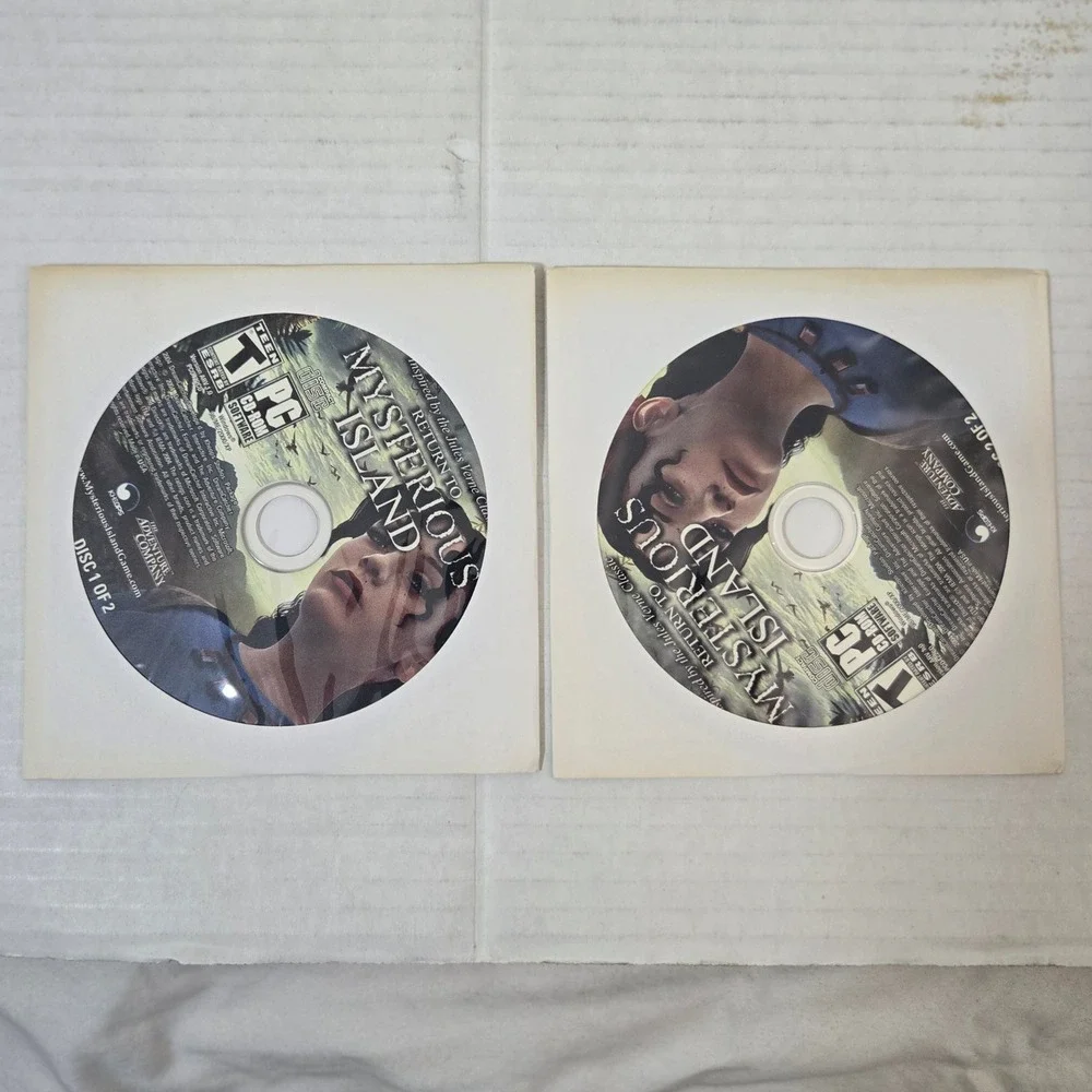 Return to Mysterious Island‎ PC Game 2004 Complete 2 Disc Set Jules Verne Retro